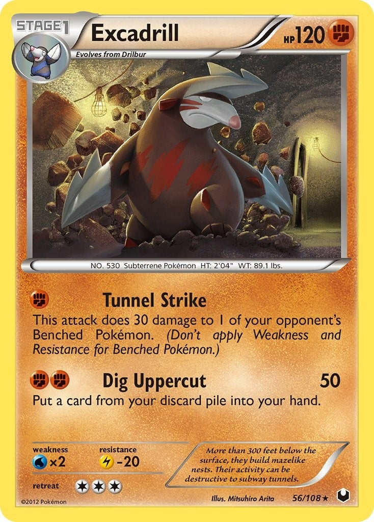 Image for Excadrill (56) (56/108) - Pokemon