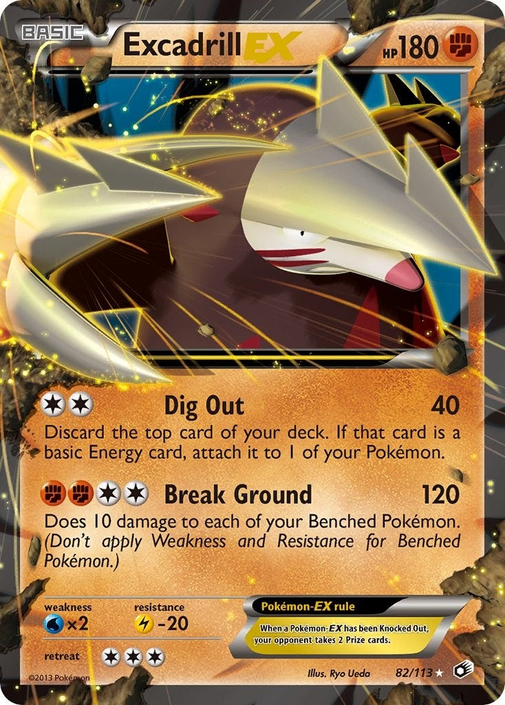 Image for Excadrill EX (82/113) (Legendary Treasures) (LTR) - Pokemon