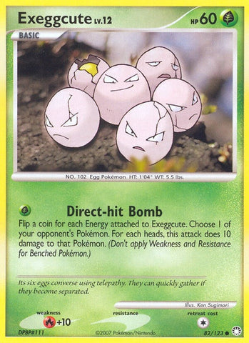 Exeggcute (82/123) (Mysterious Treasures) Pokemon
