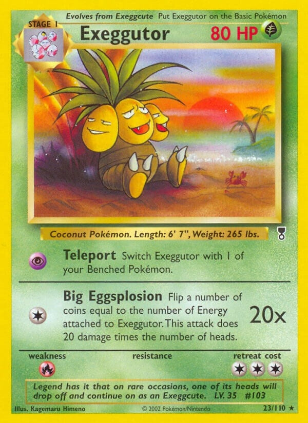 Exeggutor (023/110) (Legendary Collection) Pokemon