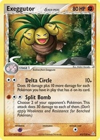 Exeggutor (Delta Species) (41/110) (EX Holon Phantoms) Pokemon