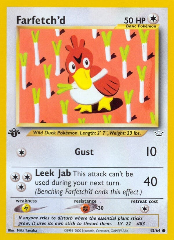 Farfetch'd (43/64) (Neo Revelation) Pokemon