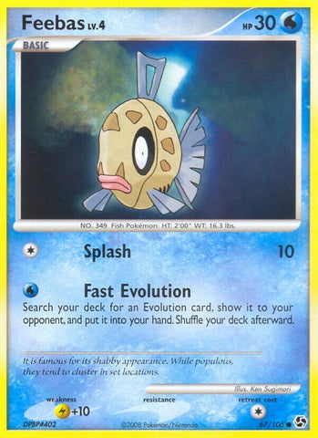 Image for Feebas (67/106) (Great Encounters) - Pokemon