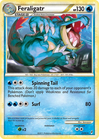 Image for Feraligatr (25/95) - Pokemon