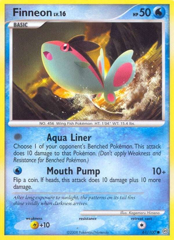 Image for Finneon (61/100) (Stormfront) - Pokemon