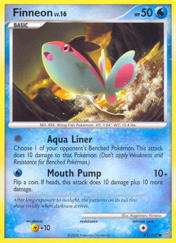 Image for Finneon (61/100) (Stormfront) - Pokemon