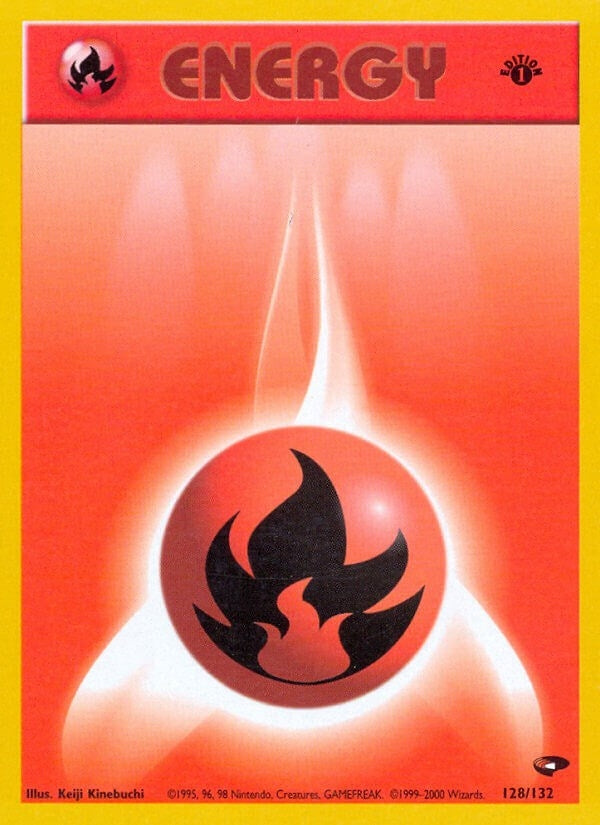 Fire Energy (128/132) (Gym Challenge) Pokemon