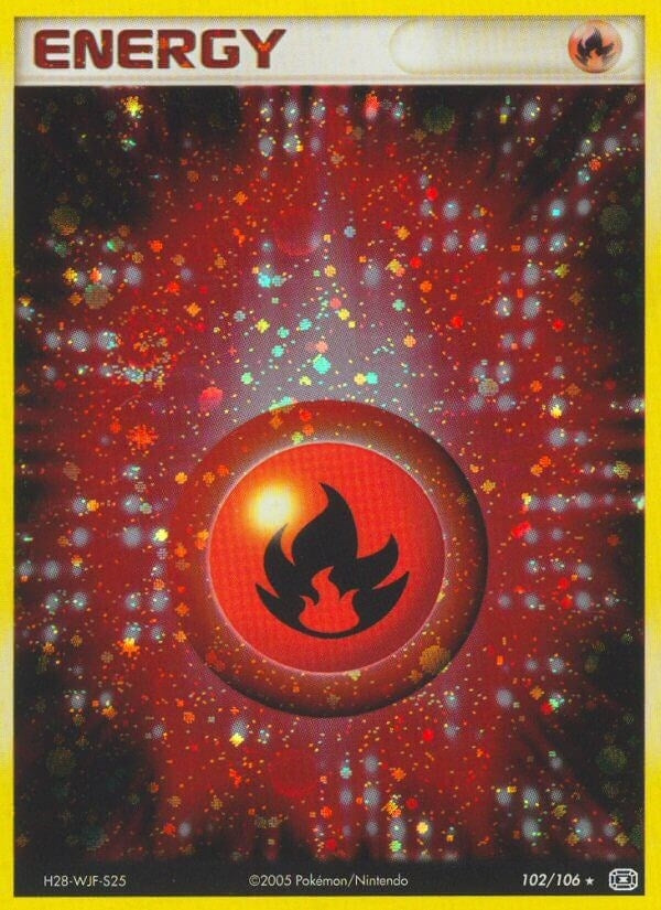 Image for Fire Energy (102/106) (EX Emerald) (EM) - Pokemon