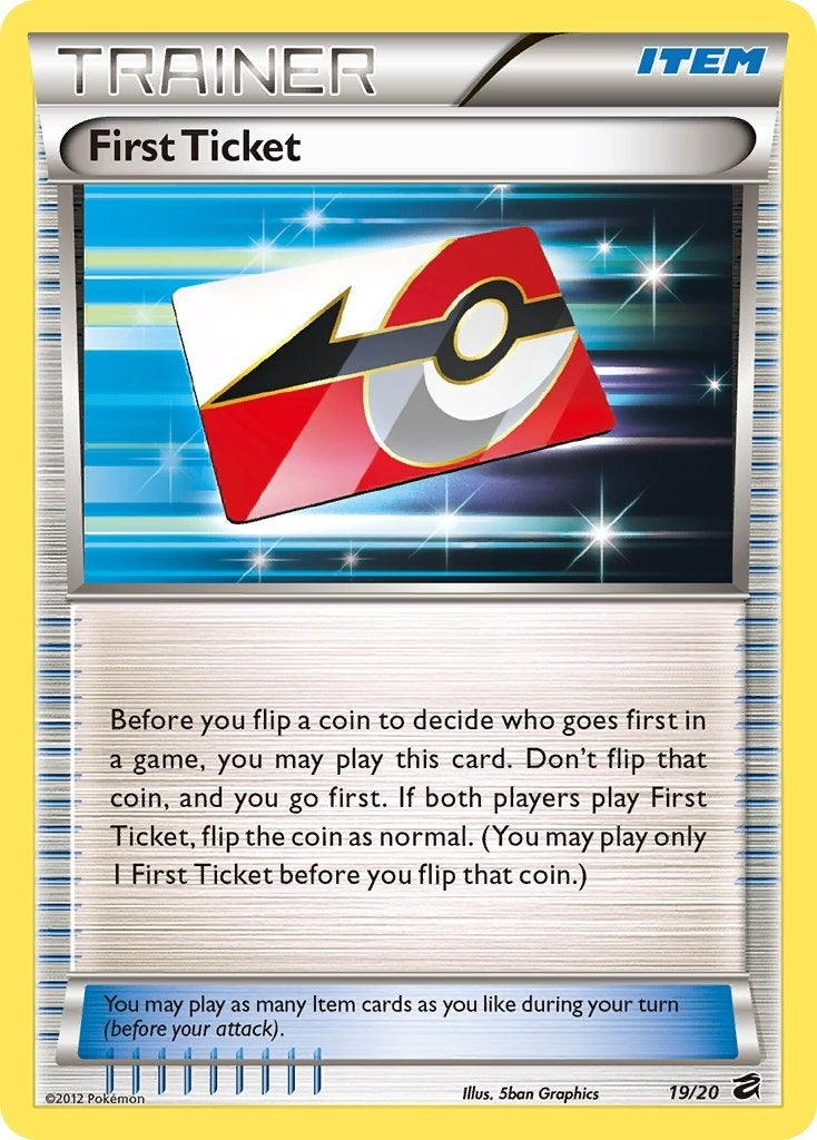 Image for First Ticket (19/20) (Dragon Vault) (DRV) - Pokemon
