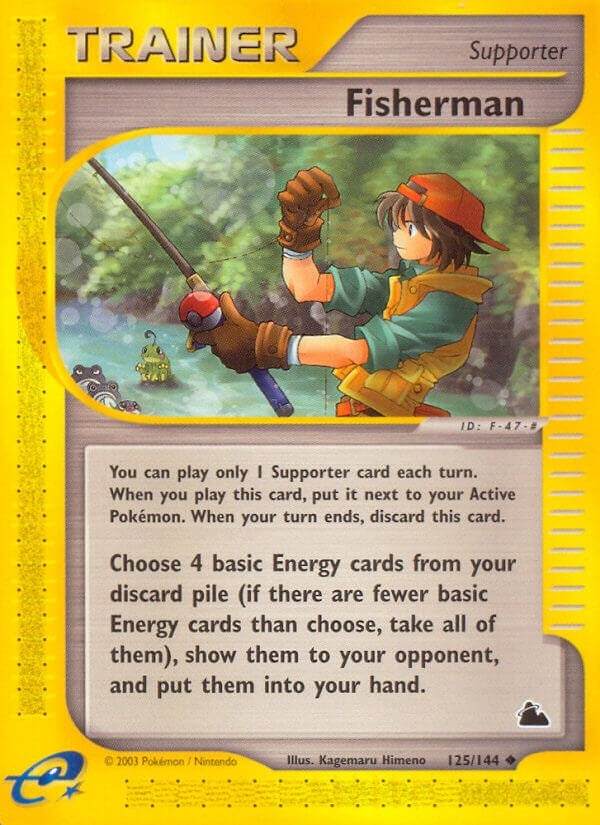 Fisherman (125/144) (Skyridge) (SK) Pokemon