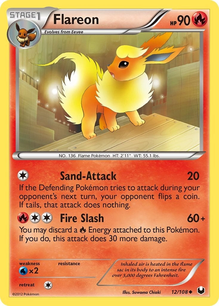 Image for Flareon (12/108) - Pokemon
