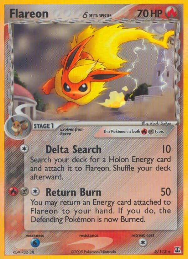 Image for Flareon (Delta Species) (5/113) - Pokemon