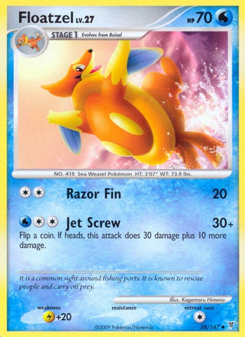 Image for Floatzel (58) (Supreme Victors) - Pokemon