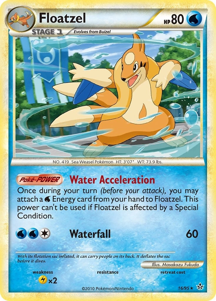 Image for Floatzel (16/95) (Unleashed) (UL) - Pokemon