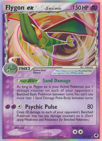 Image for Flygon ex (Delta Species) (92/101) (Dragon Frontiers) - Pokemon