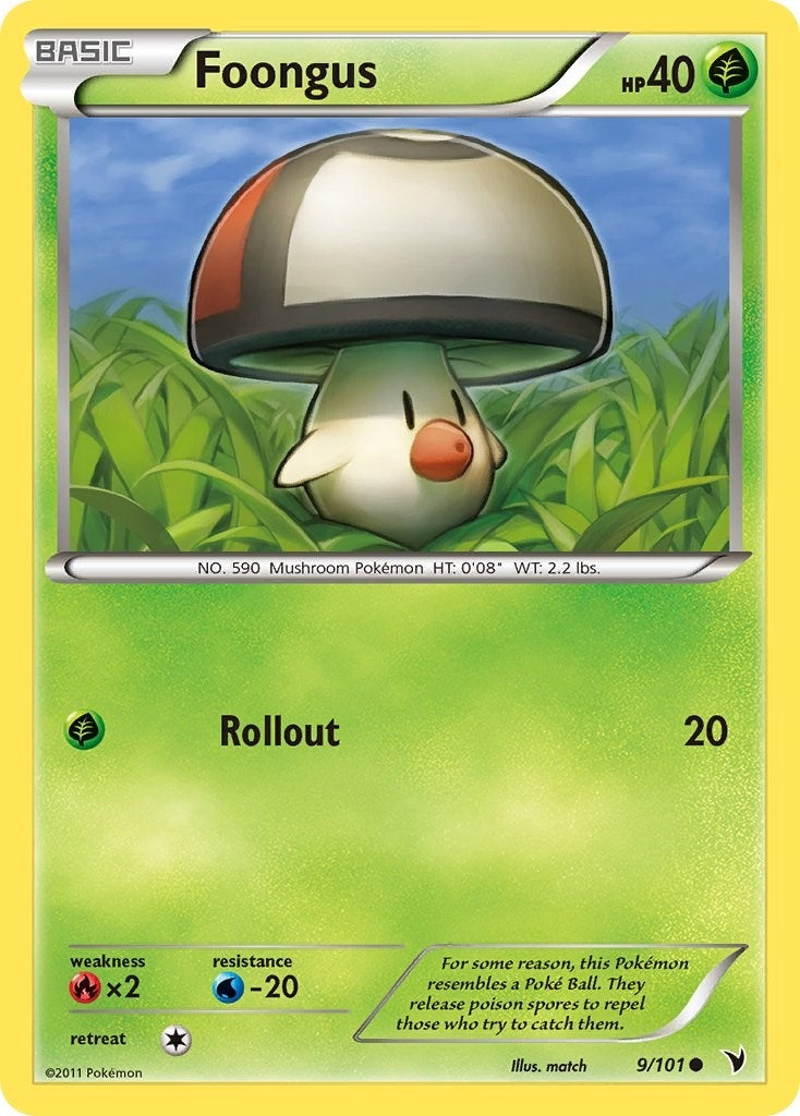 Image for Foongus (9/101) (Noble Victories) (NVI) - Pokemon