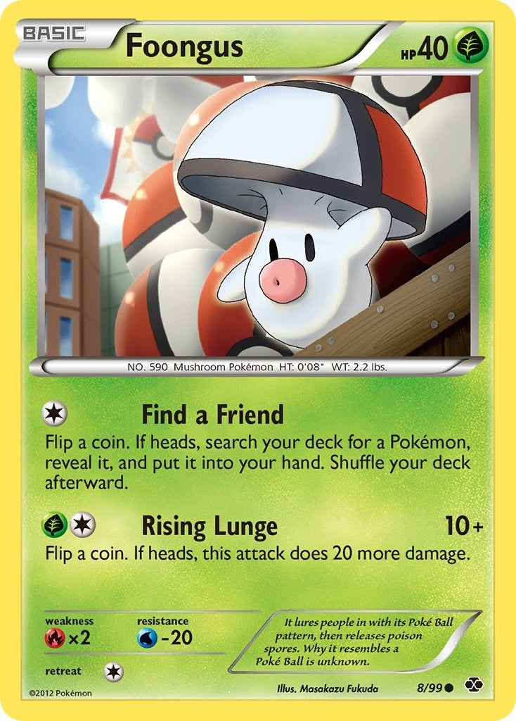 Image for Foongus (8/99) (Next Destinies) (NXD) - Pokemon