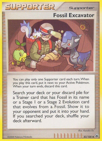 Image for Fossil Excavator (82/100) (Majestic Dawn) - Pokemon