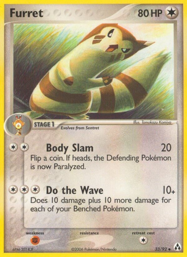 Furret (33/92) (EX Legend Maker) Pokemon