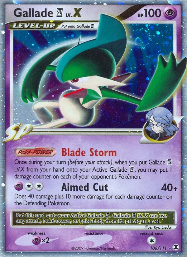 Image for Gallade E4 Lv.X (106/111) (Rising Rivals) (RR) - Pokemon