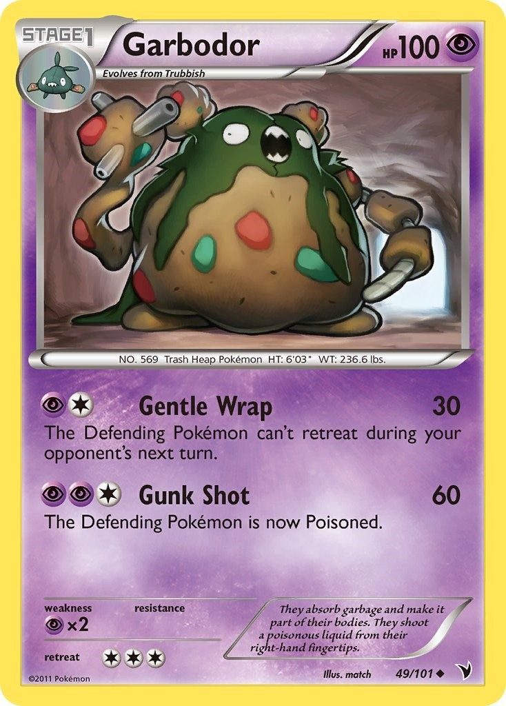 Image for Garbodor (49/101) (Noble Victories) (NVI) - Pokemon