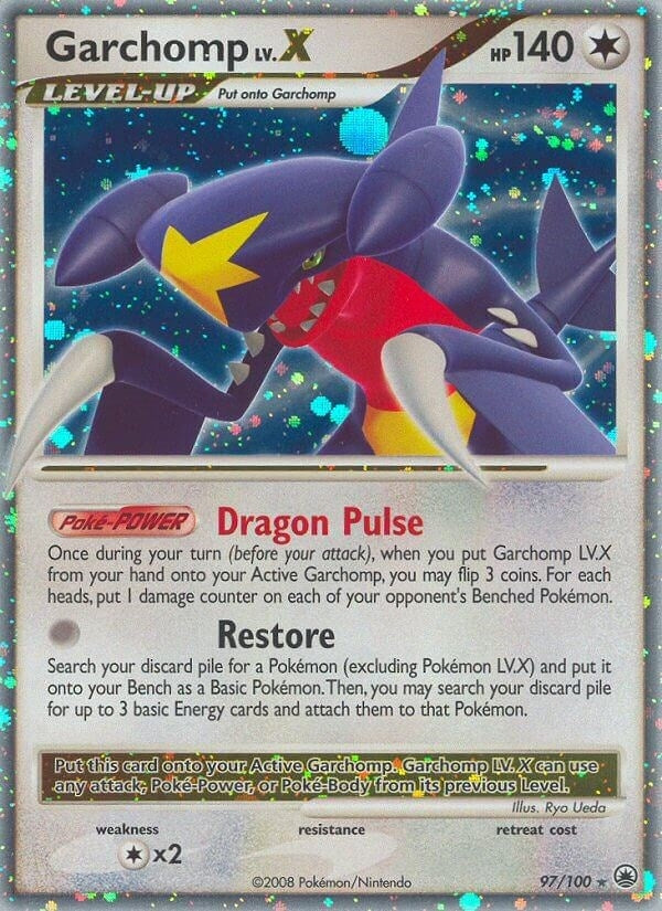 Image for Garchomp LV.X (97/100) (Majestic Dawn) (MD) - Pokemon