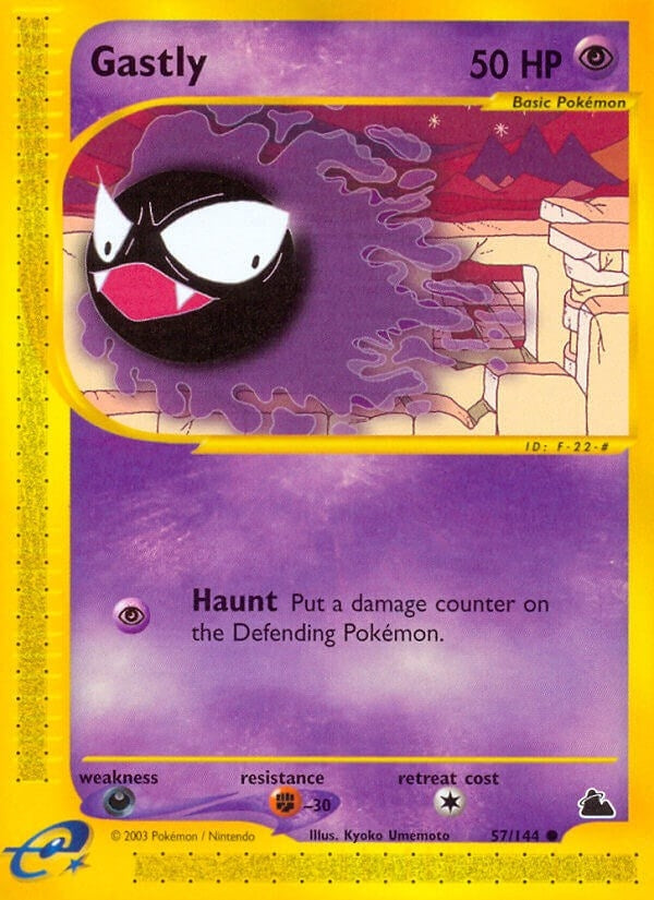 Gastly (057/144) (Skyridge) Pokemon