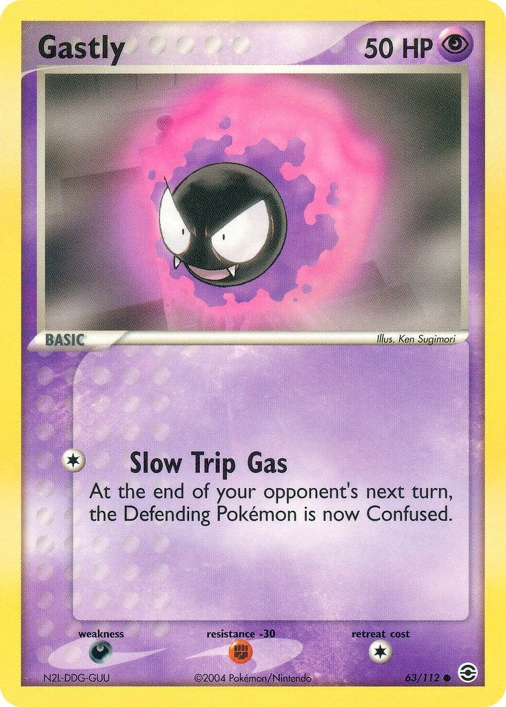 Gastly (63/112) (EX FireRed & LeafGreen) Pokemon