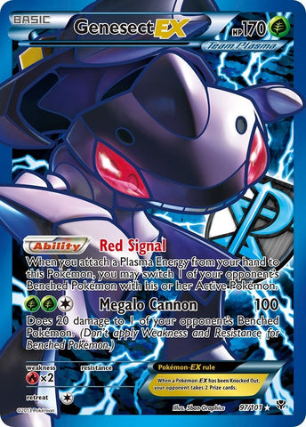 Image for Genesect EX (Team Plasma) (97 Full Art) (97/101) (Plasma Blast) - Pokemon