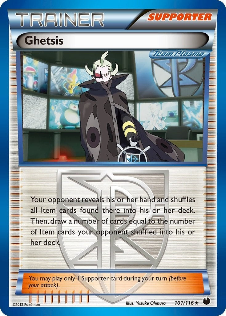 Image for Ghetsis (Team Plasma) (101/116) (Plasma Freeze) (PLF) - Pokemon
