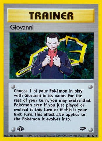 Giovanni (18) (018/132) (Gym Challenge) Pokemon