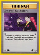 Giovanni's Last Resort (105/132) (Gym Challenge) Pokemon