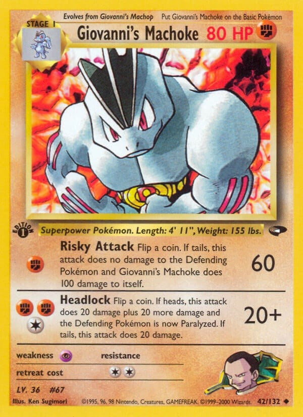 Giovanni's Machoke (042/132) (Gym Challenge) Pokemon