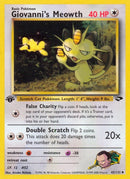 Giovanni's Meowth (43) (043/132) (Gym Challenge) Pokemon