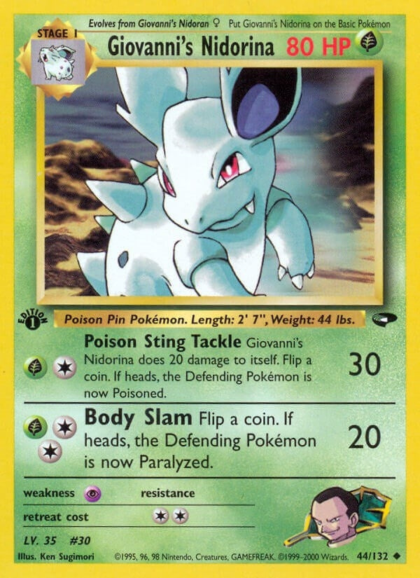 Giovanni's Nidorina (044/132) (Gym Challenge) Pokemon