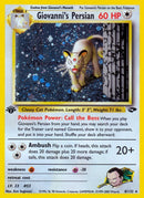 Giovanni's Persian (008/132) (Gym Challenge) Pokemon