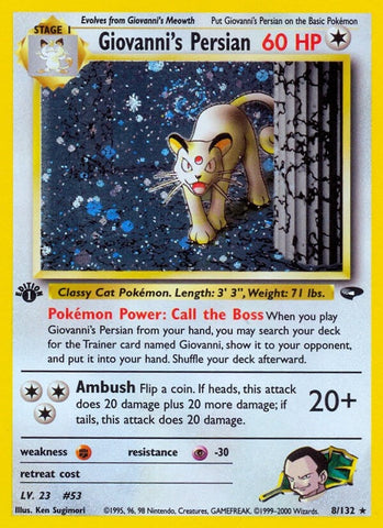 Giovanni's Persian (008/132) (Gym Challenge) Pokemon