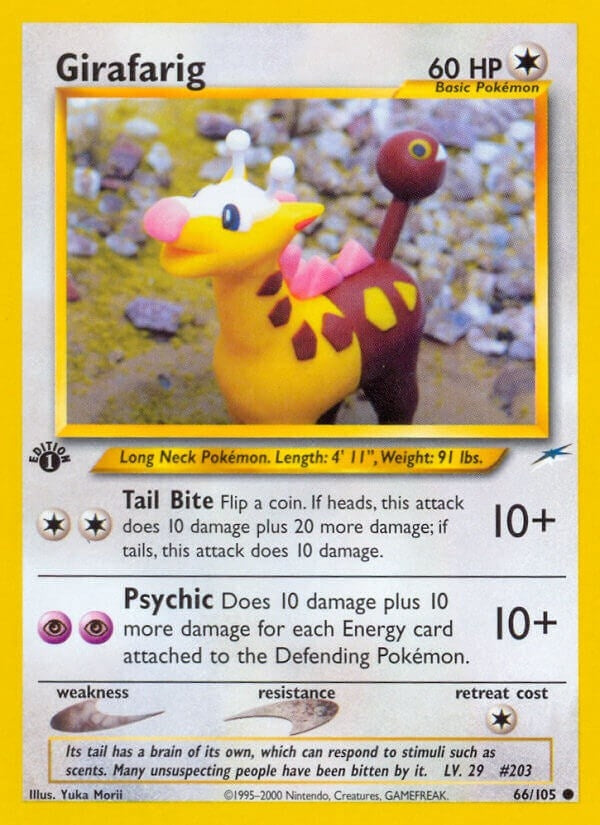 Girafarig (066/105) (Neo Destiny) Pokemon