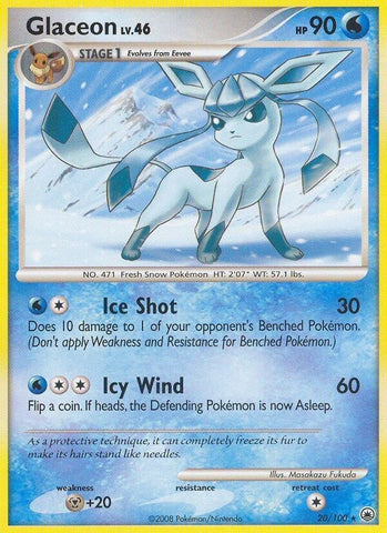 Image for Glaceon (20) (20/100) (Majestic Dawn) (MD) - Pokemon