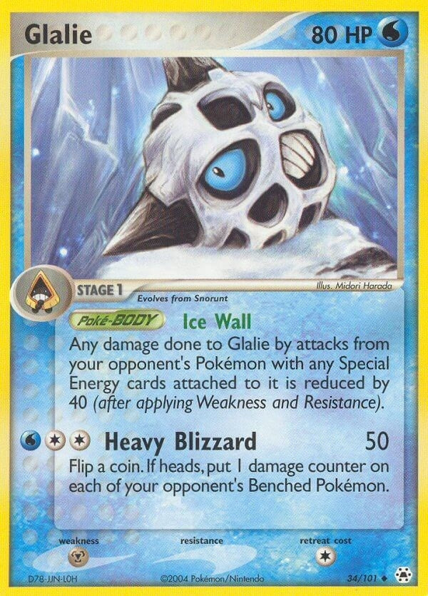 Image for Glalie (34/101) (Hidden Legends) - Pokemon