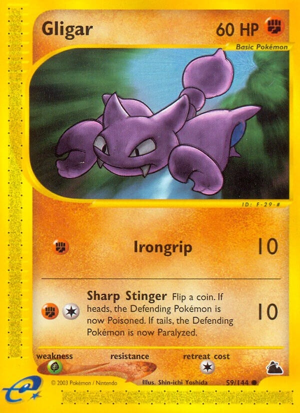Gligar (059/144) (Skyridge) (SK) Pokemon