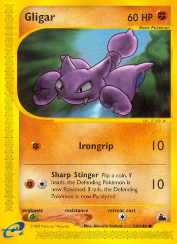 Gligar (059/144) (Skyridge) (SK) Pokemon