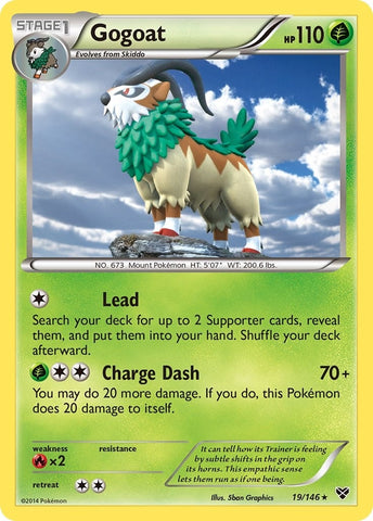 Image for Gogoat (19/146) (XY Base Set) - Pokemon