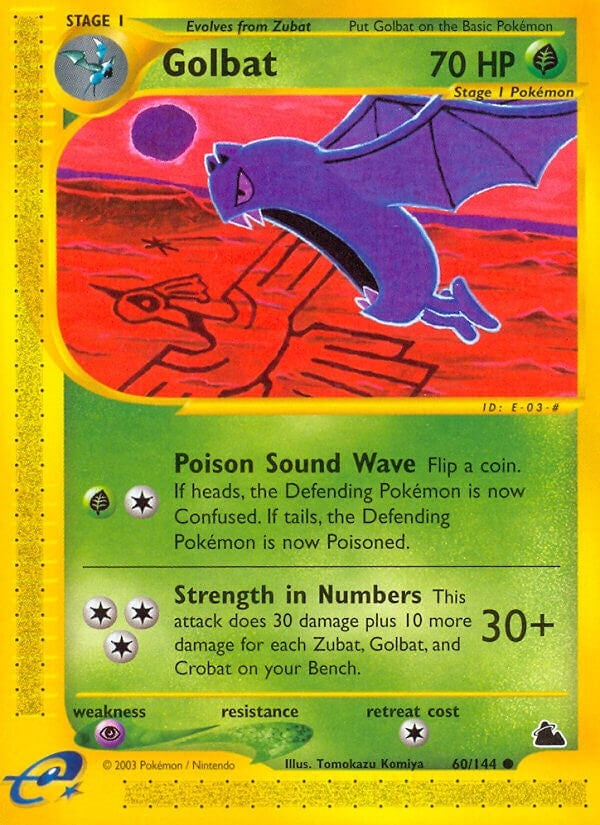 Golbat (060/144) (Skyridge) Pokemon