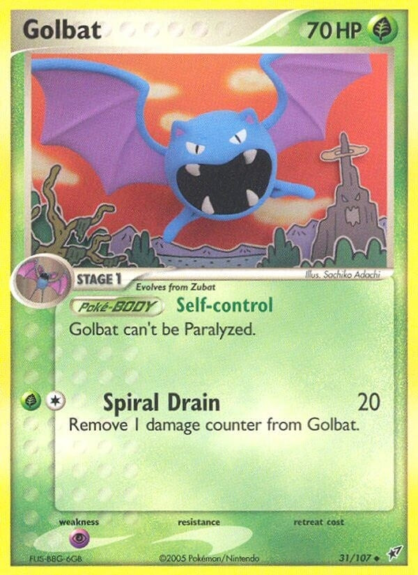 Golbat (31/107) (Deoxys) (DX) Pokemon