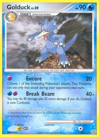Image for Golduck (28/132) (Secret Wonders) - Pokemon