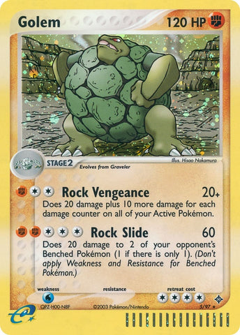 Image for Golem (5/97) (EX Dragon) (DR) - Pokemon