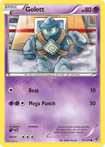 Image for Golett (45/101) (Plasma Blast) - Pokemon