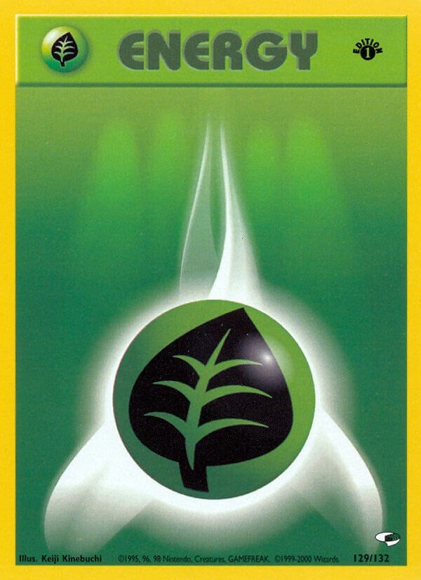 Image for Grass Energy (129/132) (Gym Heroes) - Pokemon