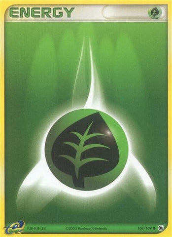 Image for Grass Energy (104/109) (Ruby and Sapphire) - Pokemon